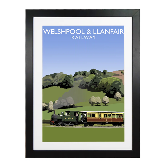 Welshpool Llanfair 2 by Richard O'Neil - Graphic Art Print on Paper
