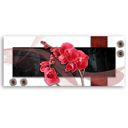 Canvas Print, Red Abstractions 16887