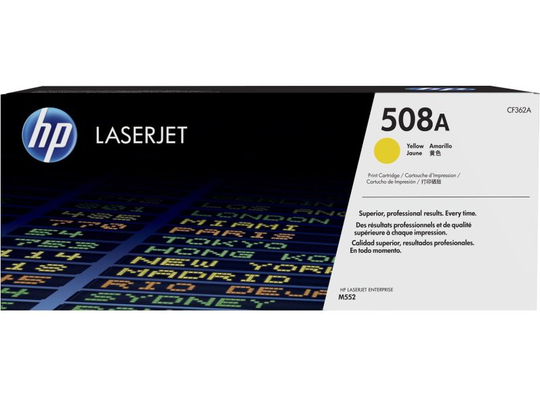 HP 508A Yellow Original Laserjet Toner Cartridge - CF362A
