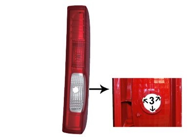 Combination Tail Light 4395934 Van Wezel 4395934