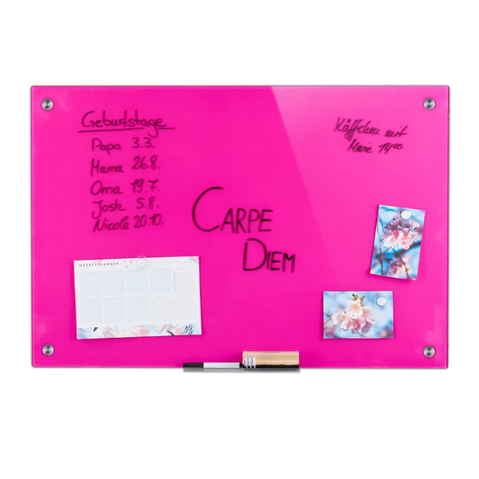 Glass magnetic board