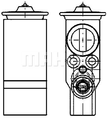 Air Conditioning Valve 8UW351234-531 by BEHR
