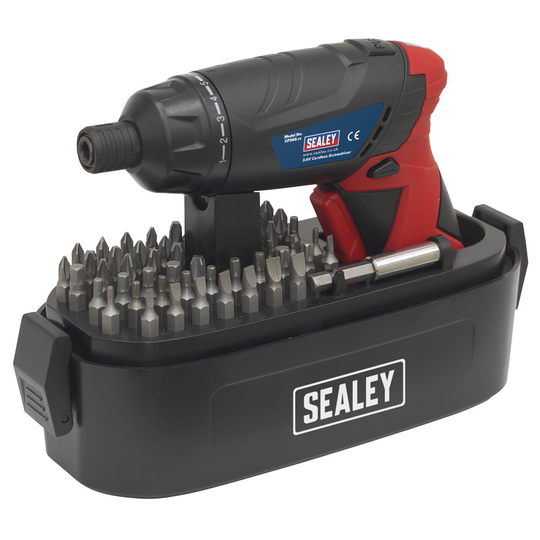 Sealey CP36S | Cordless Lithium-ion Screwdriver Set 46pc 3.6V