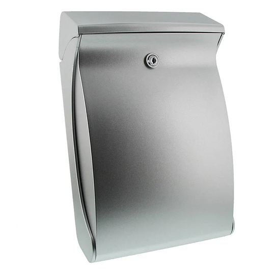 Burg-Wachter Swing Post Box - Silver
