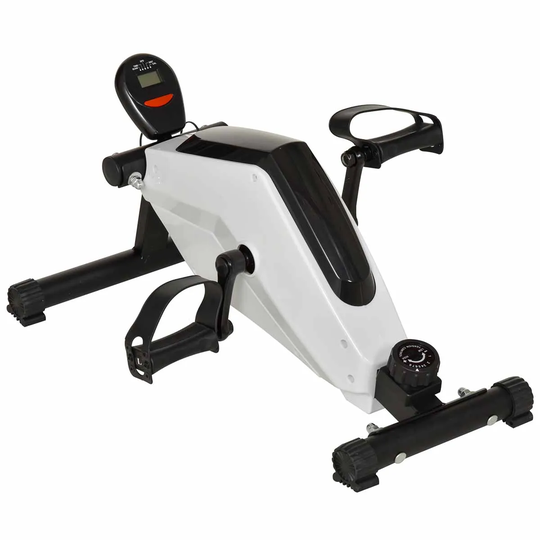 HOMCOM Magnetic Elliptical Trainer LCD Display Adjustable Resistance Multi Scene