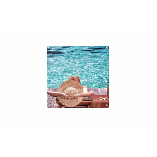 Water Holiday Magnetic Wall Mounted Photo Memo Board