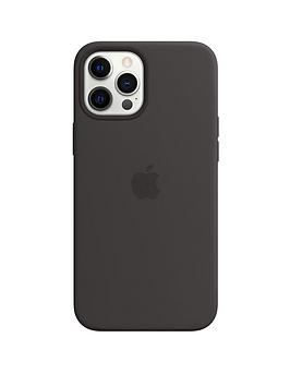 Apple Iphone 12 Pro Max Silicone Case With Magsafe - Black