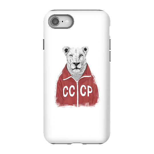 Balazs Solti CCCP Lion Phone Case for iPhone and Android - iPhone 8 - Tough Case - Matte