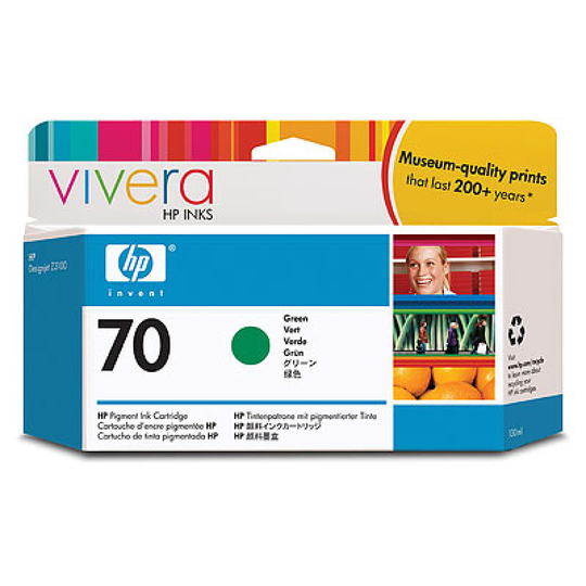 HP 70 Green Ink Cartridge - C9457A