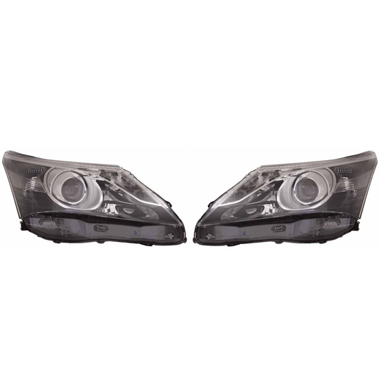 Toyota Avensis Mk3 Estate 4/2012-12/2015 Headlights Headlamps 1 Pair O/S & N/S