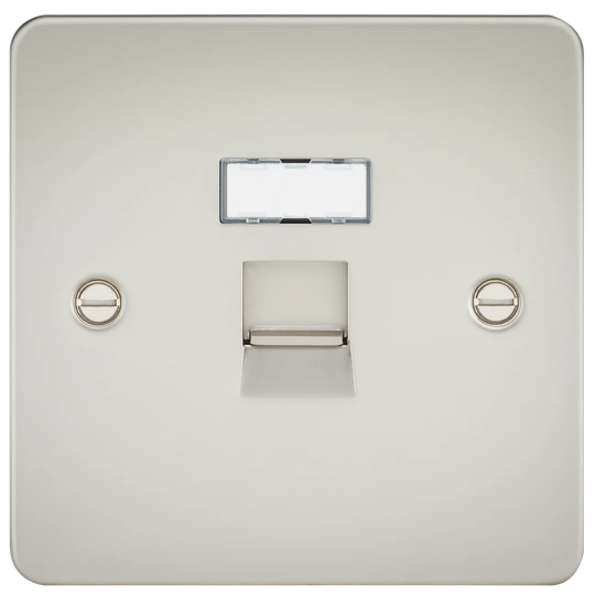 Flat Plate Wall Mounted Network Socket