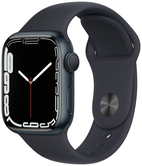 Apple Watch Series 7 Cellular 41mm - Midnight/Sport Band