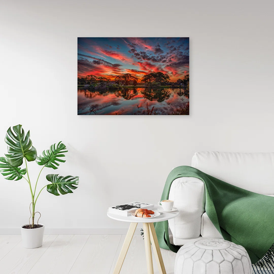 Canvas Print, Orange Landscapes