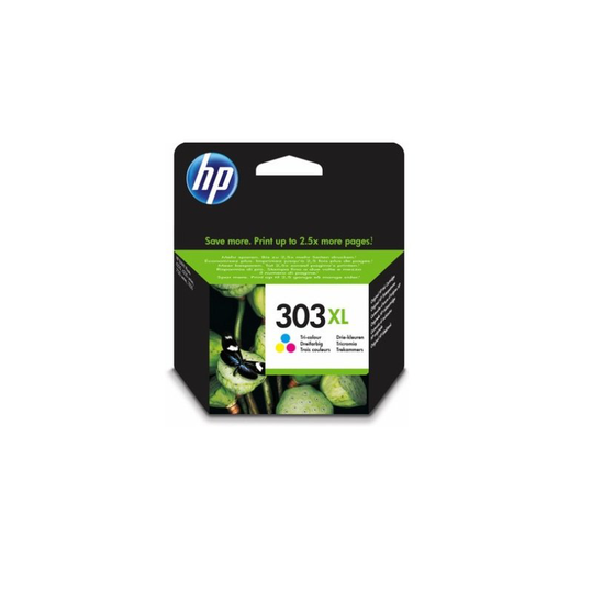 HP 303XL Tri-Colour Original Ink Cartridge - High Yield 415 Pages - T6N03AE