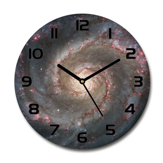 Decoration Picture Art Modern Kitchen Living Room Nebula 30cm Silent Wall Clock