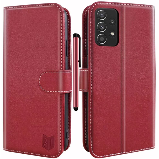 GoodcAcy Samsung Galaxy A53 5G Case,Samsung Galaxy A53 5G Leather Case with RFID Blocking, High-grade Leather Flip Wallet Book...