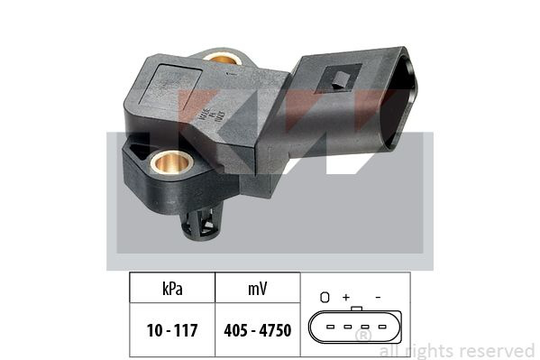 Air Pressure Sensor, height adaptation Made in Italy - OE Equivalent 493105 KW 493105