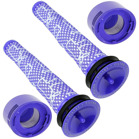 DYSON Hepa Filter Kit V8 Vacuum Post & Pre Motor (Pack of 4)