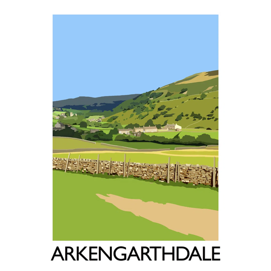 Arkengarthdale by Richard O'Neil - Graphic Art Print on Paper