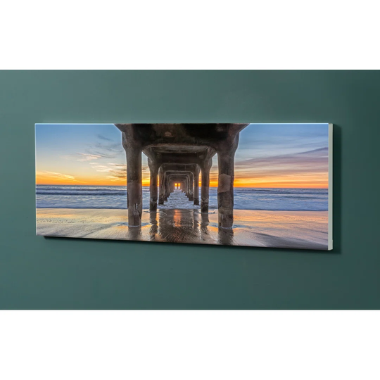 Notiz Motive Beach Sunset Magnetic Wall Mounted Cork Board