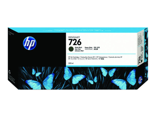 HP 726 Matte Black Ink Cartridge - CH575A