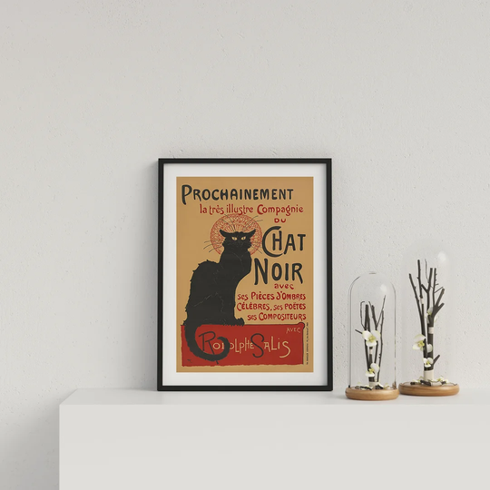 Classic French Vintage Ad Le Chat Noir