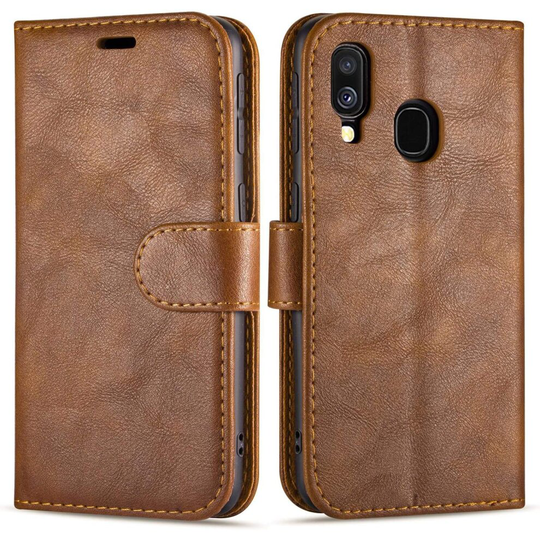 Case Collection Premium Leather Folio Cover for Samsung Galaxy A40 Case (5.9") Magnetic Closure Full Protection Design Wallet...