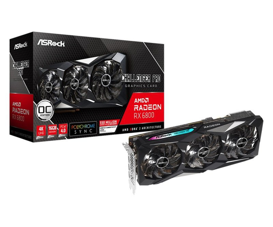 Asrock Radeon RX 6800 Challenger Pro 16GB OC Graphics