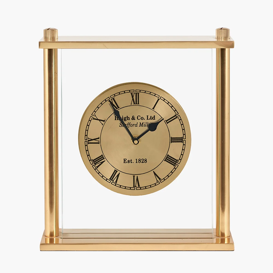 Analog Metal Electric Tabletop Clock