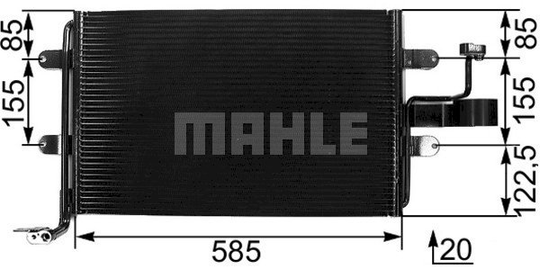 Condenser Air Conditioning 8FC351301-061 by BEHR