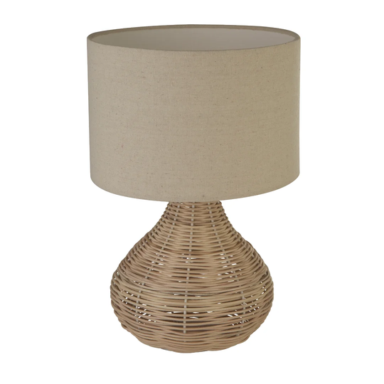Jameel 38Cm Grey/Brown Table Lamp