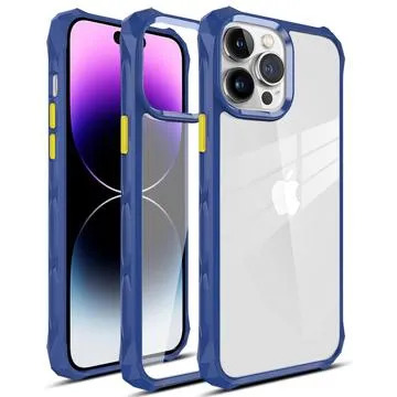 Anti-Shock iPhone 14 Pro Max Hybrid Case - Blue