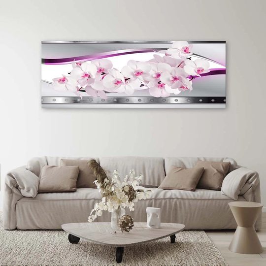 Canvas Print Pink Orchid Flower