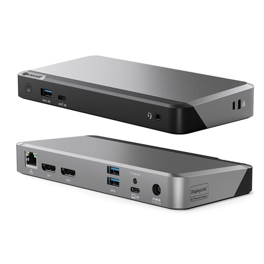 ALOGIC DX2 Dual 4K Display Universal Docking Station - with 65W Power Delivery