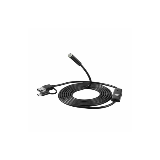(1M) 3 in 1 Borescope Inspection Camera with 6 Light