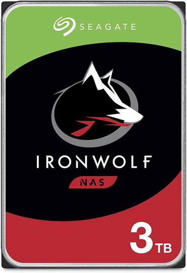 Seagate IronWolf 3TB NAS Hard Drive 3.5" SATA III 6GB's 5900RPM 64MB Cache
