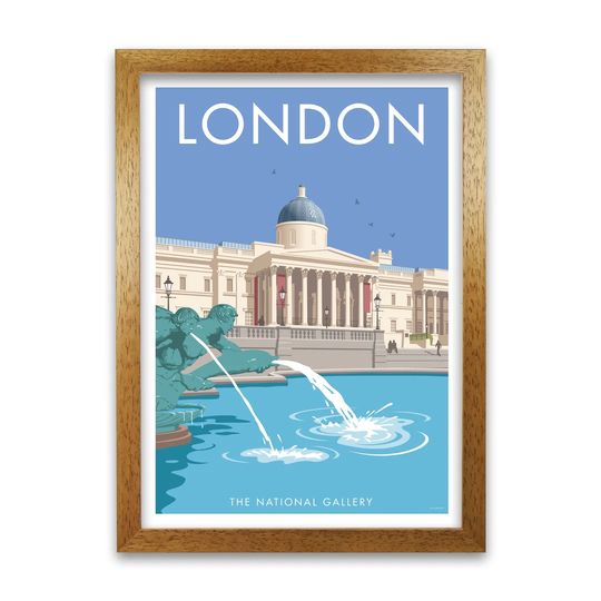 'London Trafalgar Square' Graphict Art