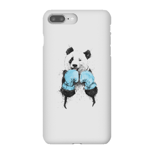 Balazs Solti Boxing Panda Phone Case for iPhone and Android - iPhone 8 Plus - Snap Case - Matte
