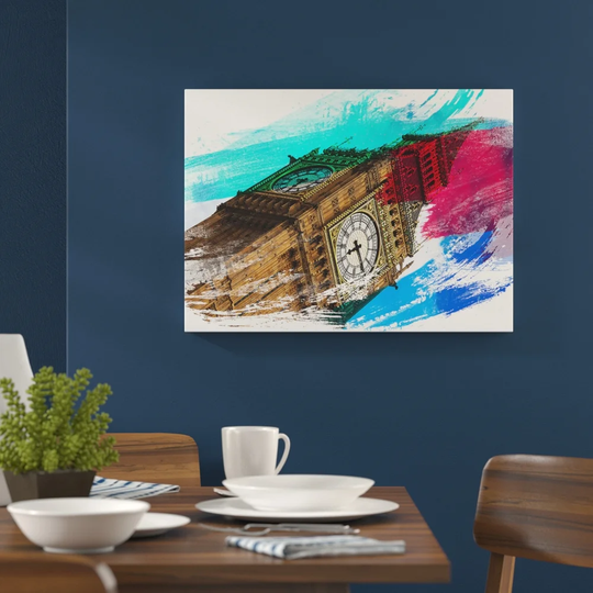 'Big Ben London' Graphic Art Print Poster