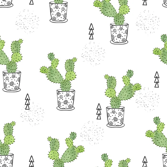 Walllpaper Roll 416X254cm Mural Decoration Kitchen Livingroom Bedroom Wallpaper Material With Print - Cactus Cacti
