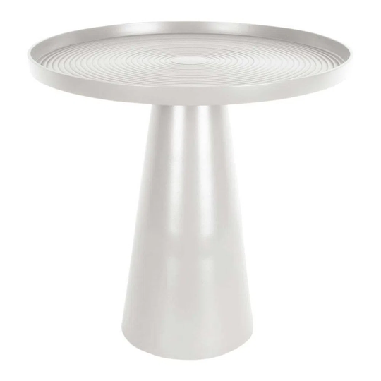 Force Aluminum Side Table 40 X 37.5 Cm Ivory