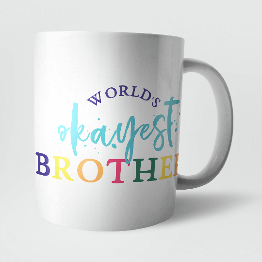 Worlds Okayest Brother Mug
