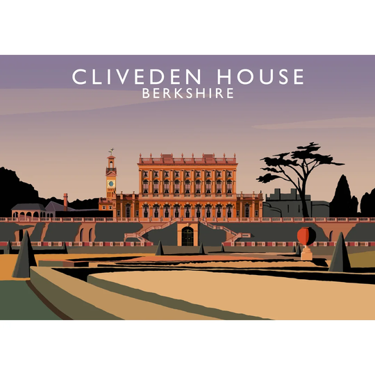 Cliveden House by Richard O'Neil - Graphic Art Print on Paper