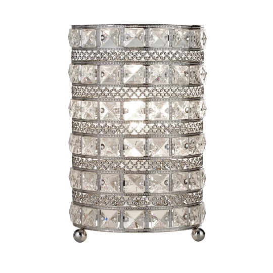 Crescio 24.5Cm Silver Table Lamp