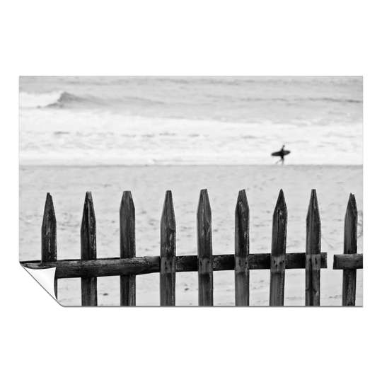 Panther Print Fine Art Prints Beach Shore & The Surfer Artistic Unframed Poster, Pictures For Home Walls, Bedroom, Living Room & Bathroom Décor