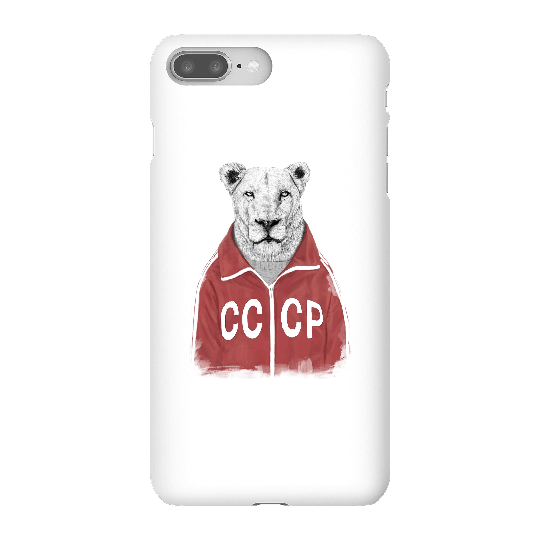 Balazs Solti CCCP Lion Phone Case for iPhone and Android - iPhone 8 Plus - Snap Case - Gloss