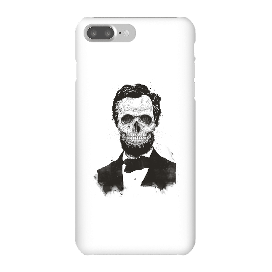 Balazs Solti Suited And Booted Skull Phone Case for iPhone and Android - iPhone 7 Plus - Snap Case - Gloss