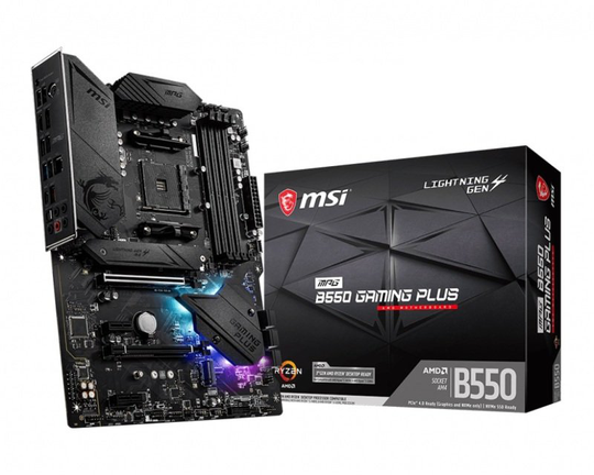 MSI MPG B550 GAMING PLUS ATX Motherboard