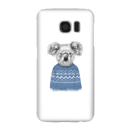 Balazs Solti Koala And Jumper Phone Case for iPhone and Android - Samsung S6 - Snap Case - Gloss