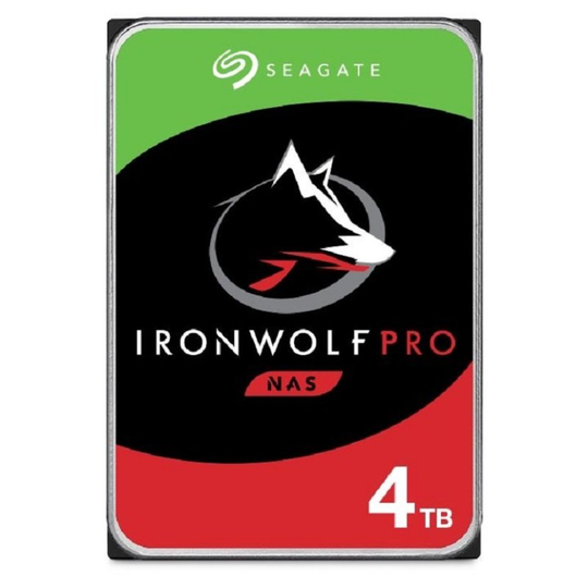 Seagate IronWolf Pro 4TB NAS Hard Drive 3.5" 7200RPM 256MB Cache